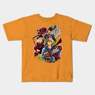 Devil Hunter Horror Team Kids T-Shirt